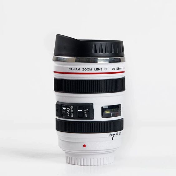 Camera Lens Travel Coffee Mug THERMOS