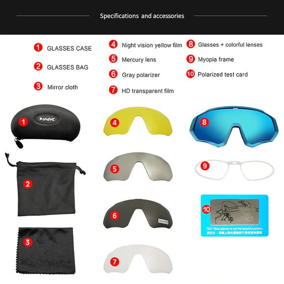 Hot Polarized Cycling Sunglasses